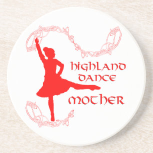 Scottish Highland Dance moeder Zandsteen Onderzetter