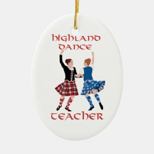 Scottish Highland Dance Teacher Keramisch Ornament