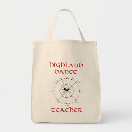 Scottish Highland Dance Teacher Tote Bag (Voorkant)