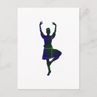 Scottish Highland Dancer Briefkaart