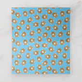 Scottish Highland Koe Baby shower Blue (Binnenkant ongevouwen)