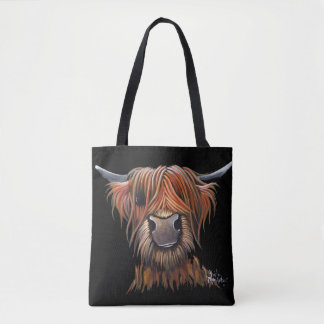 Scottish Highland Koe "BRUCE" Bag Draagtas