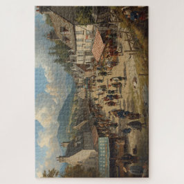 Scottish Highland Village Jigsaw Puzzle Legpuzzel