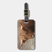 Scottish Highlander Bagagelabel (Voorkant verticaal)