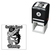 Scottish Highlander Clan Hannay Ink Stamp Zelfinktende Stempel (In situ)