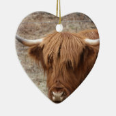 Scottish Highlander Keramisch Ornament (Rechts)