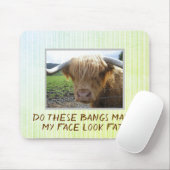 Scottish Highlands Steer Humor Muismat (Met muis)