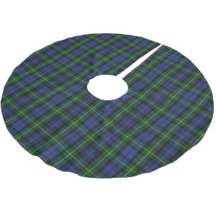 Scottish House of Gordon Blue Green Clan Tartan Kerstboom Rok