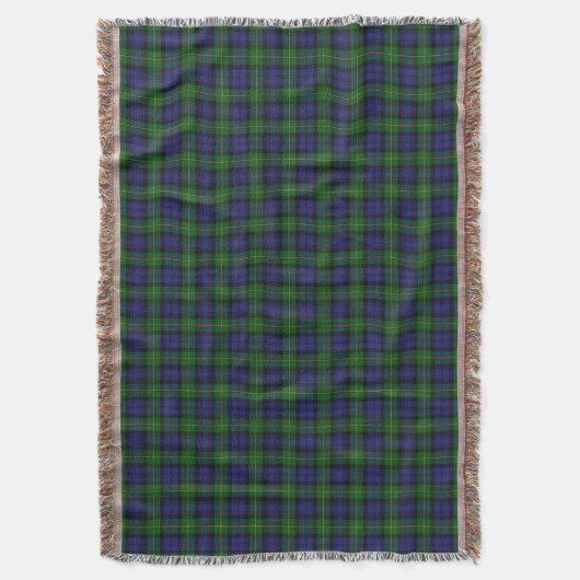 Scottish House of Gordon Clan Tartan Deken (Voorkant Verticaal)