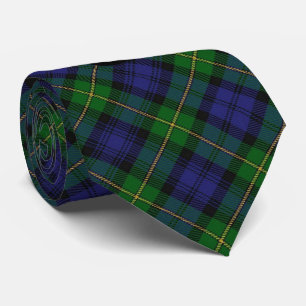 Scottish House of Gordon G Monogram Clan Tartan Stropdas