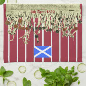 Scottish Independence Arbroath Declaration T Towel Theedoek (Gevouwen)