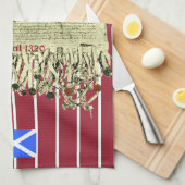 Scottish Independence Arbroath Declaration T Towel Theedoek (Quarter Fold)