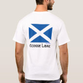 Scottish Independence Ecosse Libre T-shirt (Achterkant)