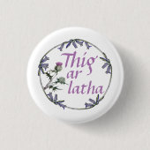 Scottish Independence Gaelic Bluebell Button (Voorkant)