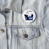 Scottish Independence Indy Cybernat Button Badge (In situ)