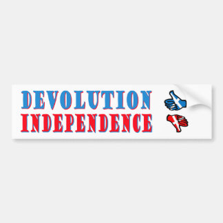 Scottish Independence NO Bumpersticker
