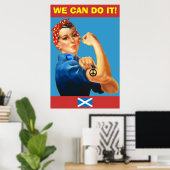 Scottish Independence We kunnen het Poster doen (Thuiskantoor)