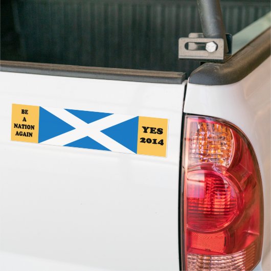 Scottish Independence Yes 2014 Bumpersticker (Op Truck)