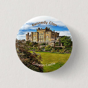 Scottish Kennedy Clan's Culzean Castle Button