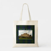 Scottish Kennedy Clan's Culzean Castle & Tartan Tote Bag (Achterkant)