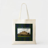 Scottish Kennedy Clan's Culzean Castle & Tartan Tote Bag (Voorkant)