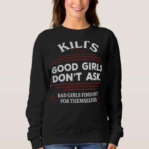 Scottish Kilts Good Girls vraagt Schotland niet Trui