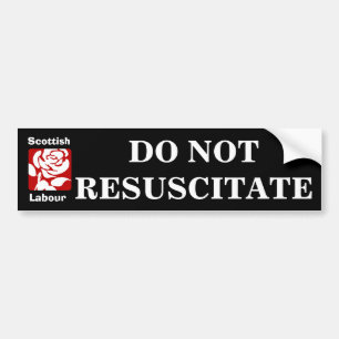 Scottish Labor Party Dying Roos Bumpersticker