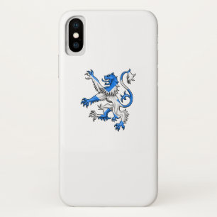 Scottish Lion in St. Andrew's kleuren iPhone X Hoesje