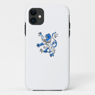 Scottish Lion in St. Andrew's kleuren iPhone 11 Hoesje