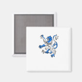 Scottish Lion in St. Andrew's kleuren Magneet (Voorkant / Achterkant)