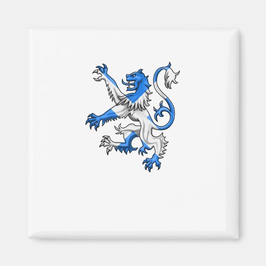 Scottish Lion in St. Andrew's kleuren Magneet (Voorkant)