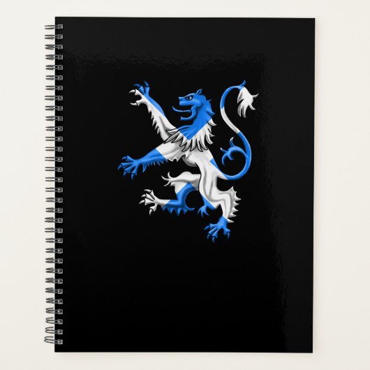 Scottish Lion in St. Andrew's kleuren Planner (Voorkant)