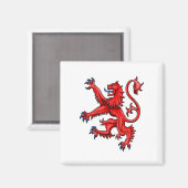 Scottish Lion Rampant Magneet (Voorkant / Achterkant)
