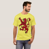Scottish Lion Rampant T-shirt (Voorkant volledig)