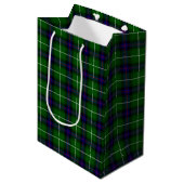 Scottish MacDonald Tartan Medium Cadeauzakje (Voorkant Gekanteld)