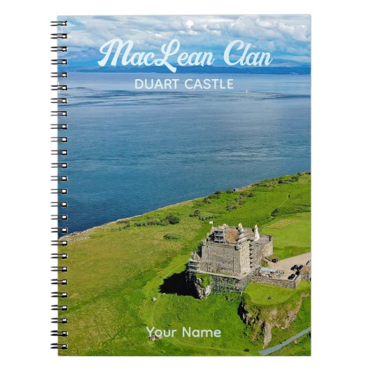Scottish MacLean Clan Duart Castle Foto Notitieboek (Voorkant)