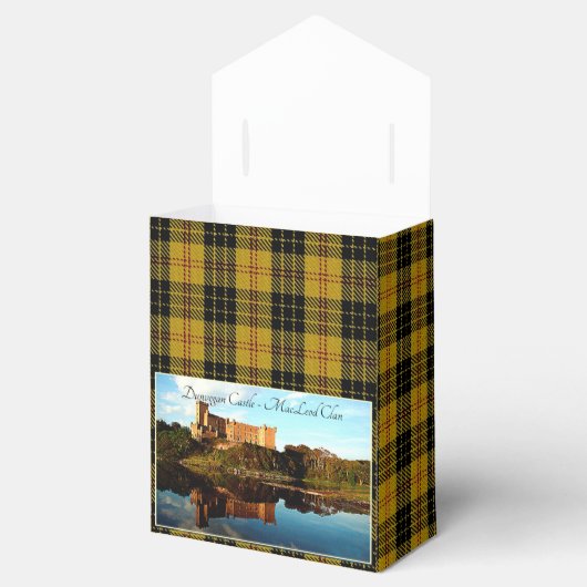 Scottish MacLeod Clan Dunvegan Castle Favor Box Bedankdoosjes (Geopend)