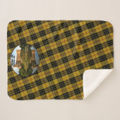 Scottish MacLeod Clan's Castle Sherpa Blanket Deken (Voorkant (horizontaal))