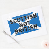 Scottish Not British sticker (Envelop)