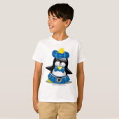 Scottish Penguin Blue T-shirt (Voorkant volledig)