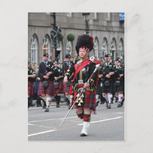 Scottish Pipeband Briefkaart