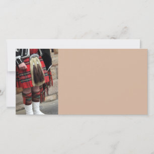 Scottish piper close-up, traditioneel Schots cadea