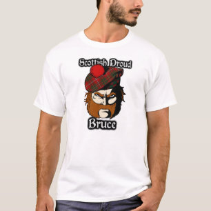 Scottish Proud Clan Bruce Tartan T-shirt