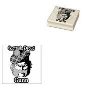 Scottish Proud Clan Gunn Art Rubberstempel (Gestempeld)