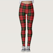 Scottish Pset Kerr Clan Tartan Pattern Leggings (Voorkant)