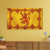 Scottish Rampant Lion Canvas Afdruk (Insitu (Woonkamer))