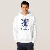 Scottish Rampant Lion Navy Blue Hoodie (Voorkant volledig)