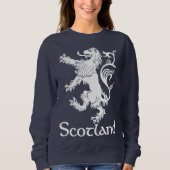 Scottish Rampant Lion Navy Blue Trui (Voorkant)