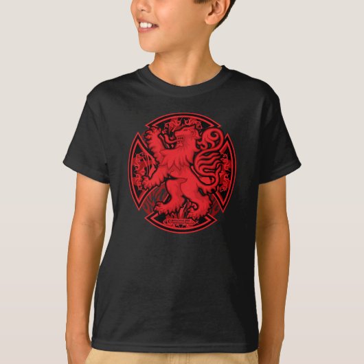 Scottish Red Lion Cross T-shirt (Voorkant)