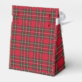 Scottish Red Pset Tartan Bedankdoosjes (Achterkant)